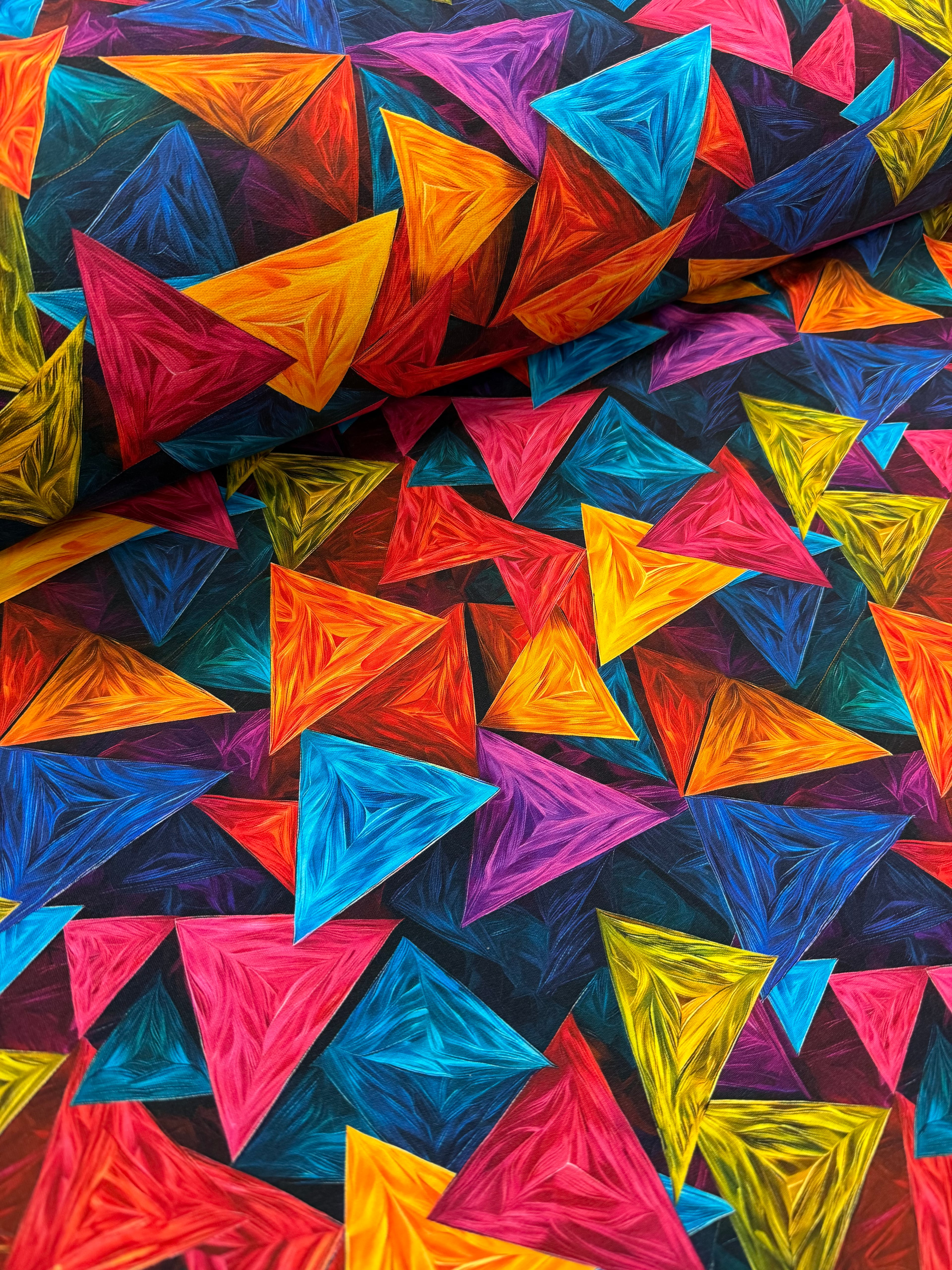 DZIANINA DRESÓWKA PĘTELKA - GEOMETRY